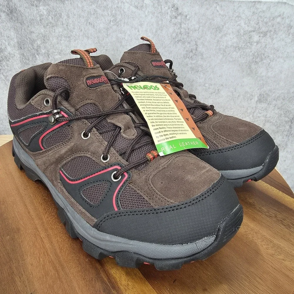 Nevados Hiking Shoes Mens 11.5 Brown Talus Low Trail Outdoors Waterproof New‎